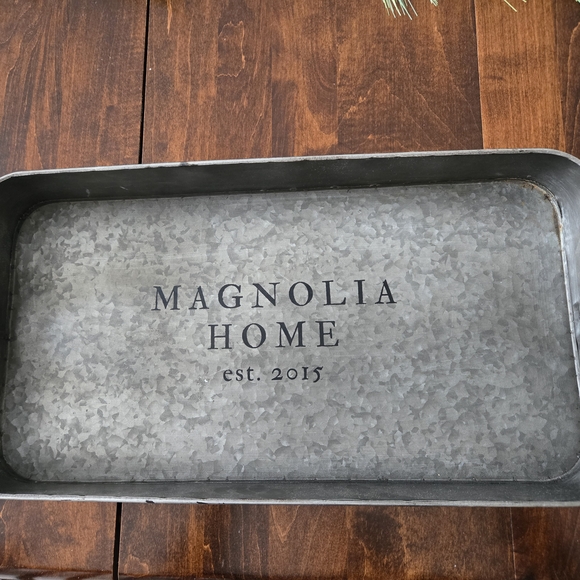 Magnolia Home Rectangular Metal Tray - Picture 4 of 9